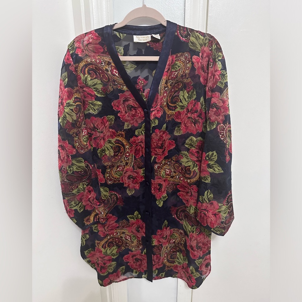 Vintage Victoria's Secret Floral Night Gown/Dress